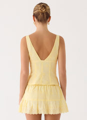 Aberley Top - Yellow
