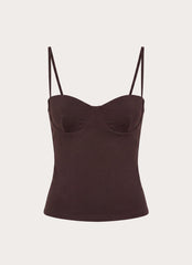 Ame Underwire Top - Chocolate