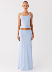 Garrix Bead Cami Top - Baby Blue
