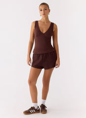 Hard to Tame Top - Chocolate