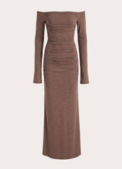 Hollywood Action Maxi Dress - Taupe