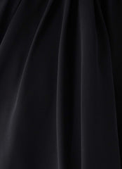 Lilliette Chiffon Mini Dress - Black