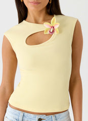 Luxie Top - Yellow