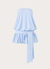 Mazie Strapless Mini Dress - Powder Blue