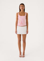Michele Floral Top - Pink