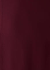 Off Script Scarf Maxi Dress - Burgundy