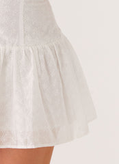 Palm Springs Mini Dress - White