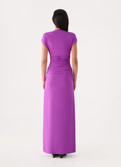 Salira Hardware Maxi Dress - Purple