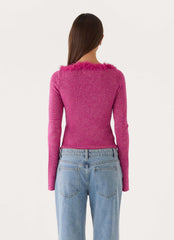 Special Days Long Sleeve Top - Deep Pink