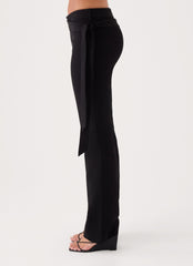 Tamara Low Rise Pant - Washed Black