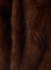 Xavier Faux Fur Jacket - Smokey Fox