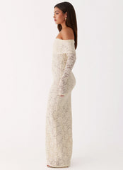 Yours Always Lace Maxi Dress - Ivory