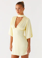 Mary Mini Dress - Yellow