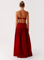 Aamari Maxi Dress - Red
