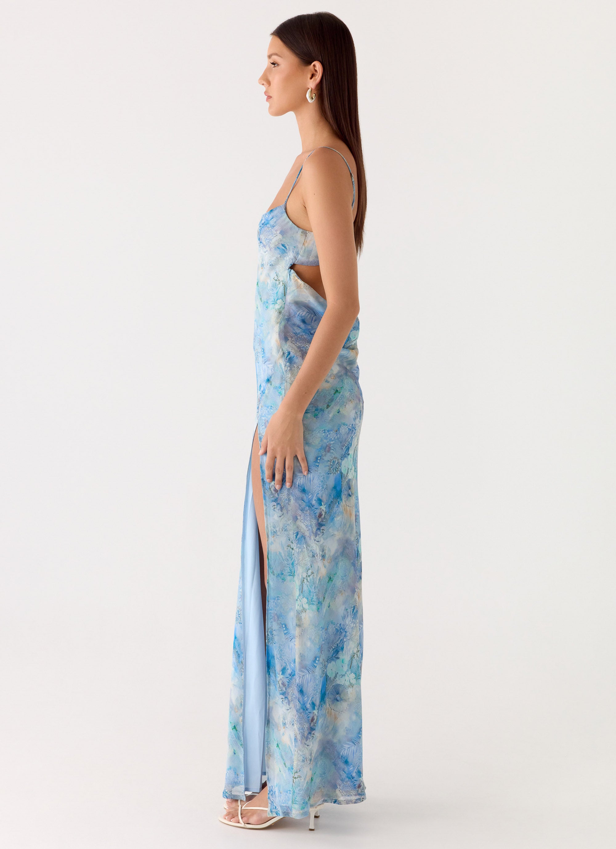 Alouette Maxi Dress - Aqua Paisley