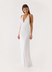 Ellopez Maxi Dress - White