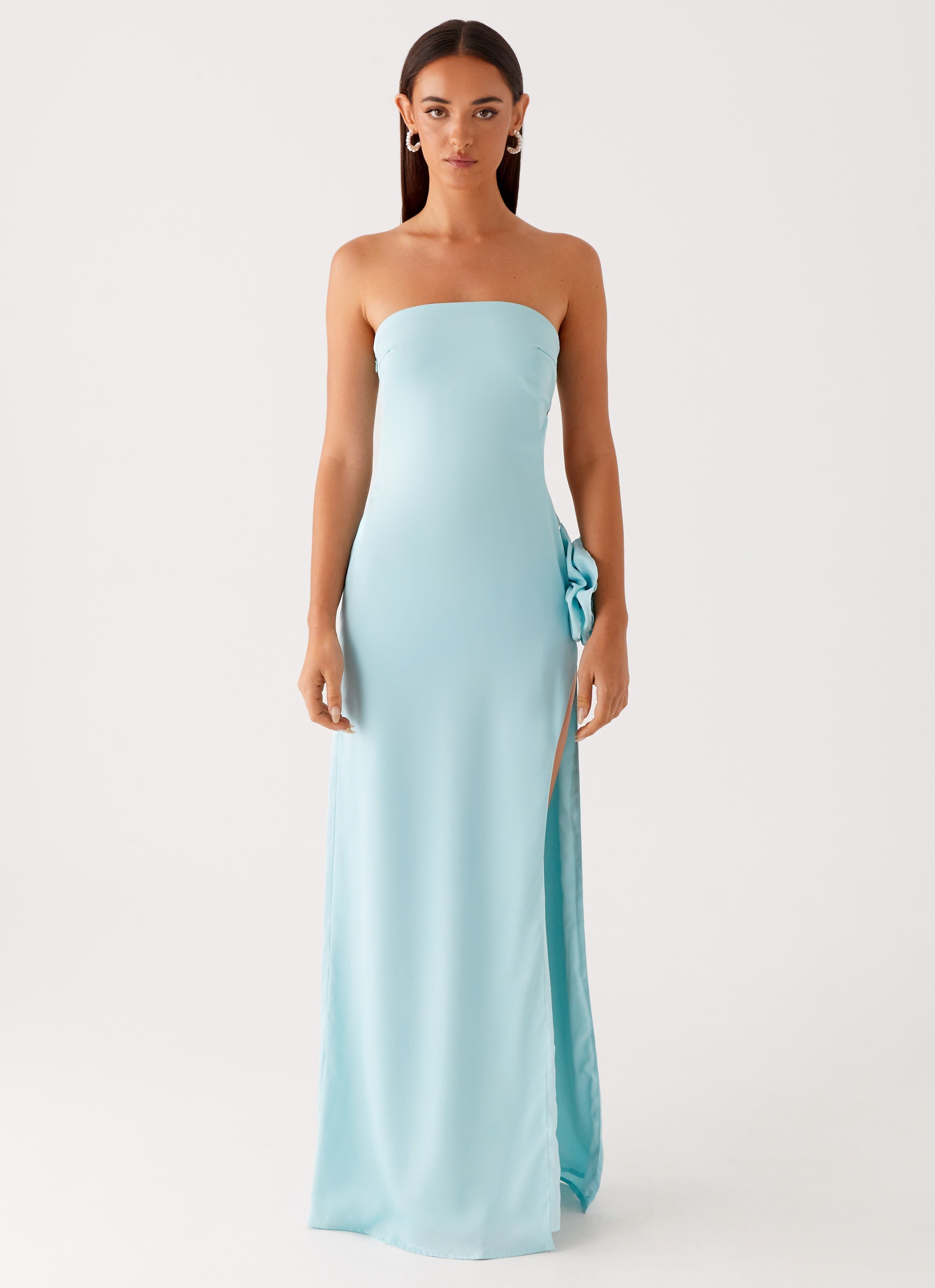 Fenway Strapless Maxi Dress - Mint