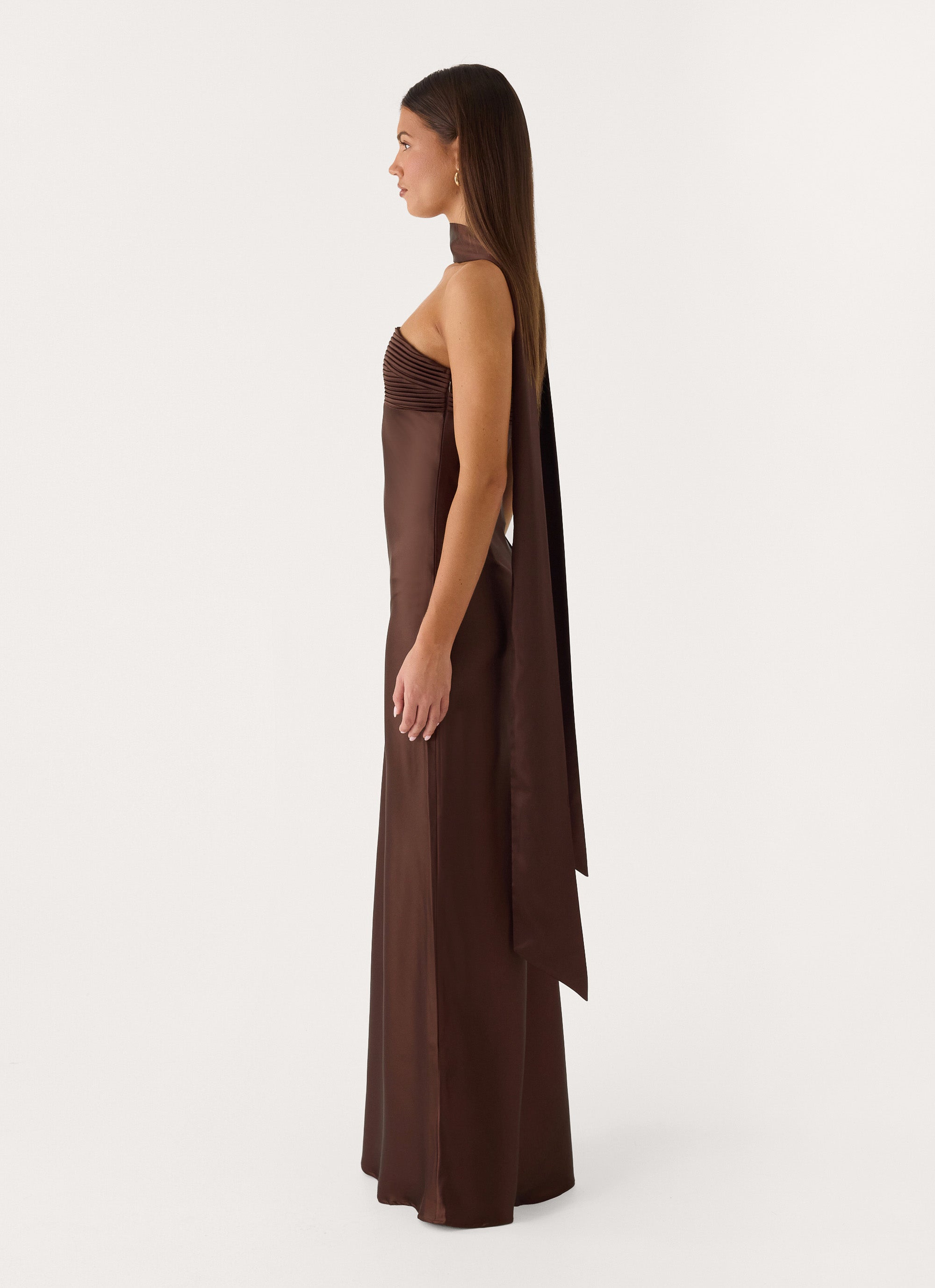 Hush Maxi Dress - Chocolate