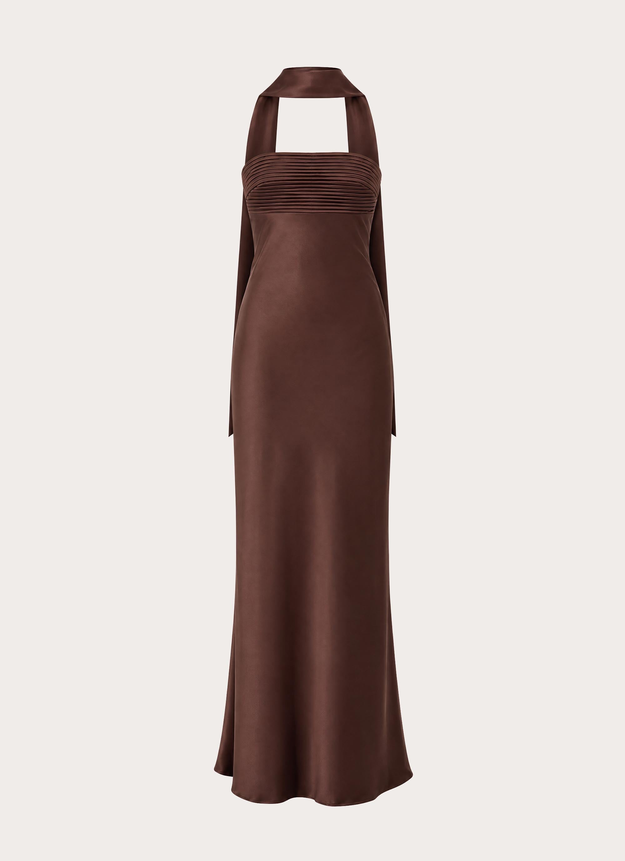 Hush Maxi Dress - Chocolate