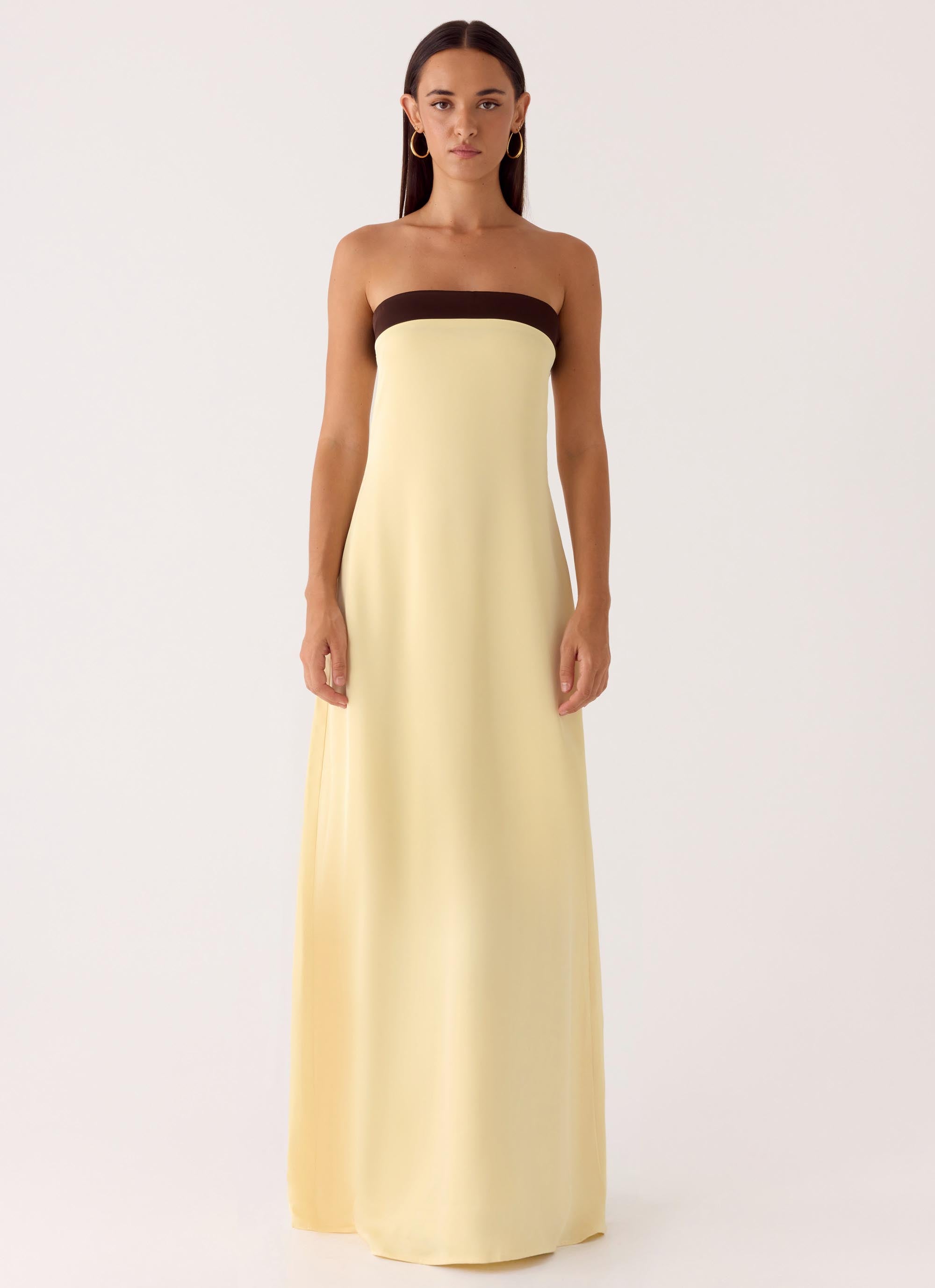Jiana Maxi Dress - Baby Yellow