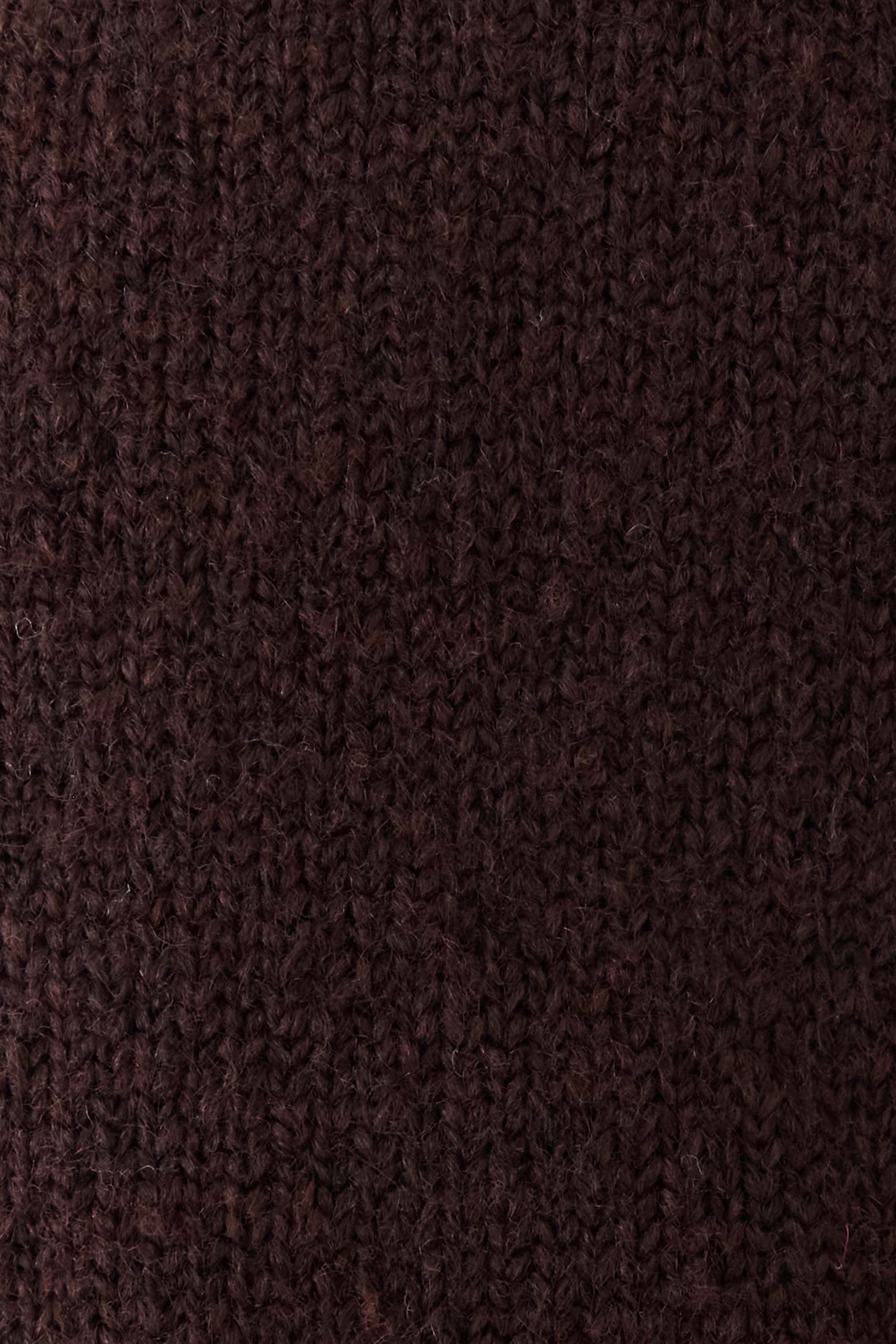 Karina Knit Zip Jumper - Brown