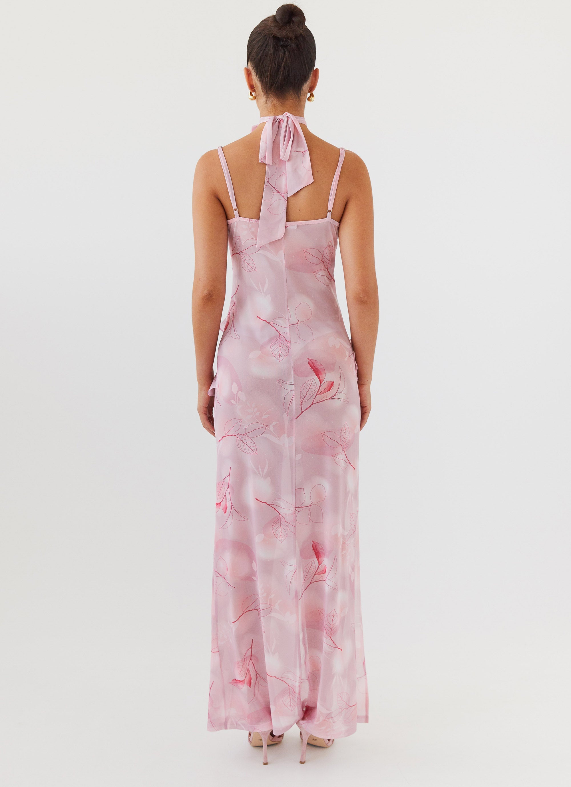 New Romantics Mesh Maxi Dress - Soft Pink