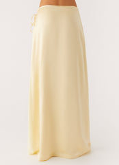 Pollie Maxi Skirt - Yellow