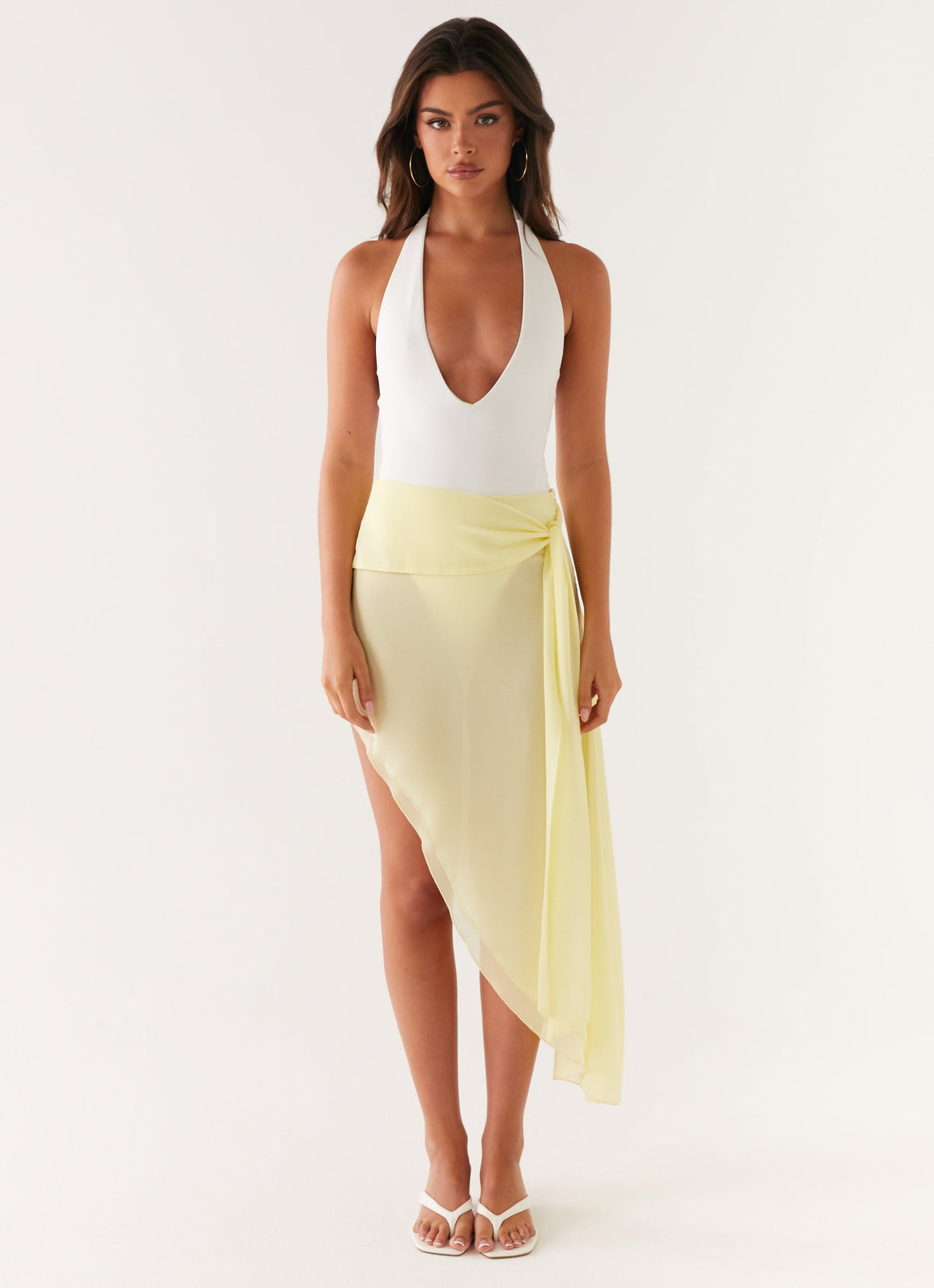 Tilly Swim Skirt - Pastel Yellow