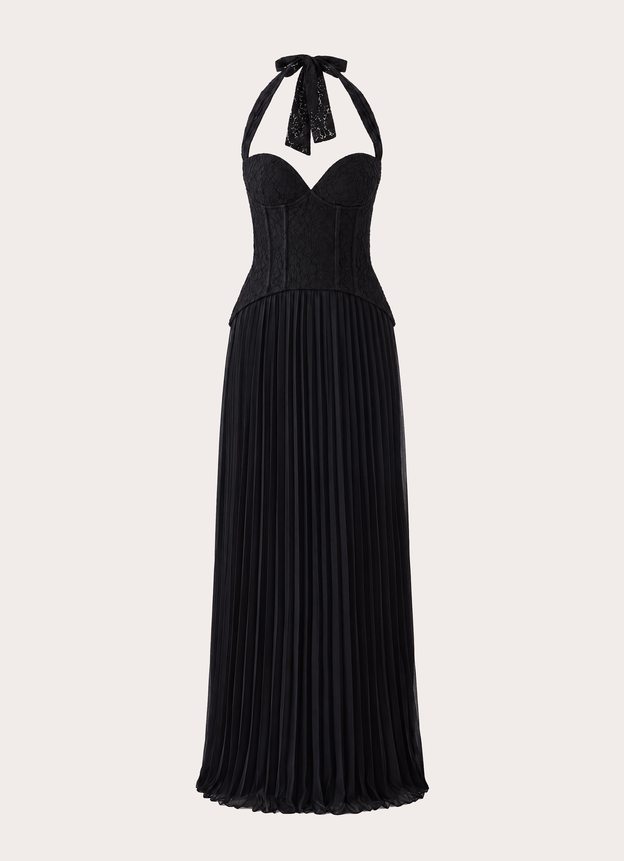 Tunnel Vision Maxi Dress - Black