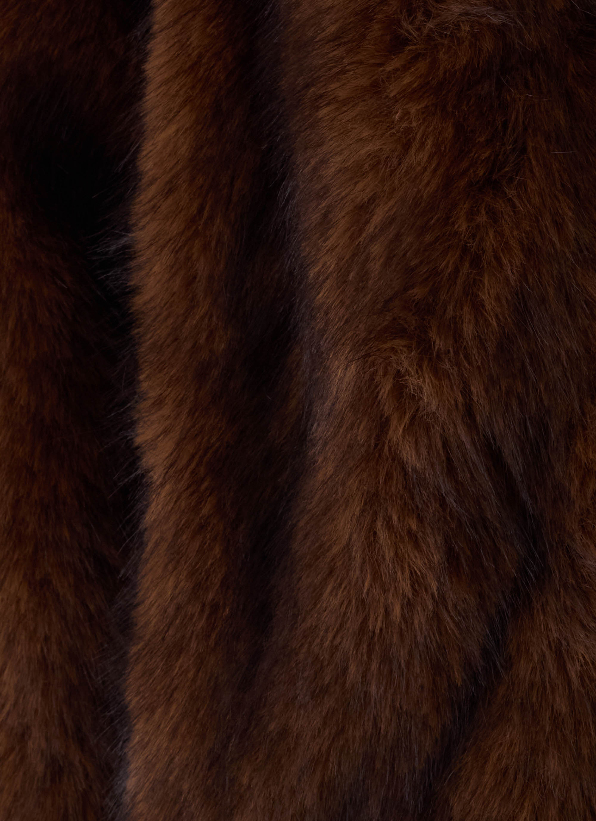 Xavier Faux Fur Jacket - Smokey Fox