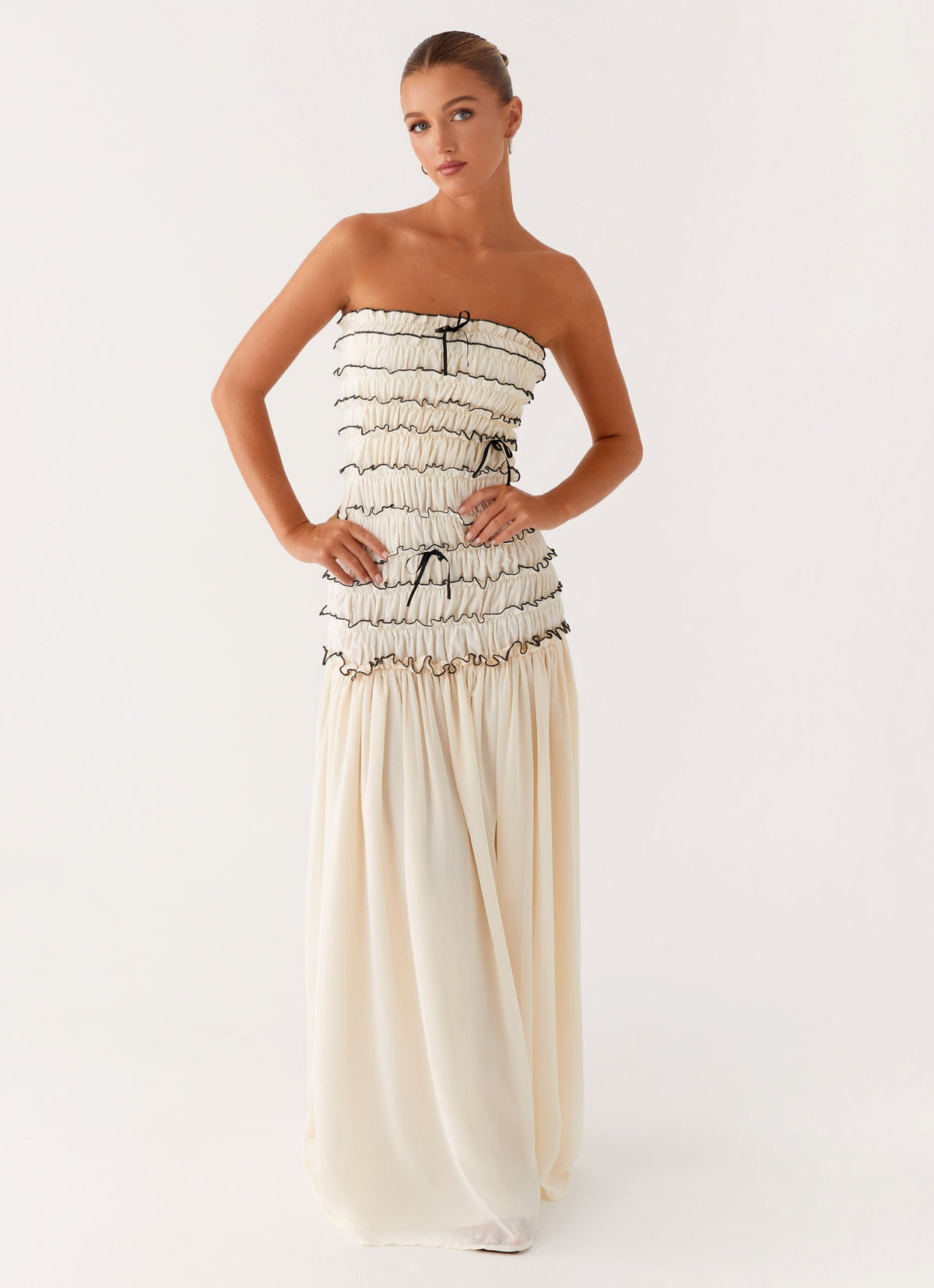 Zariah Maxi Dress - Ivory