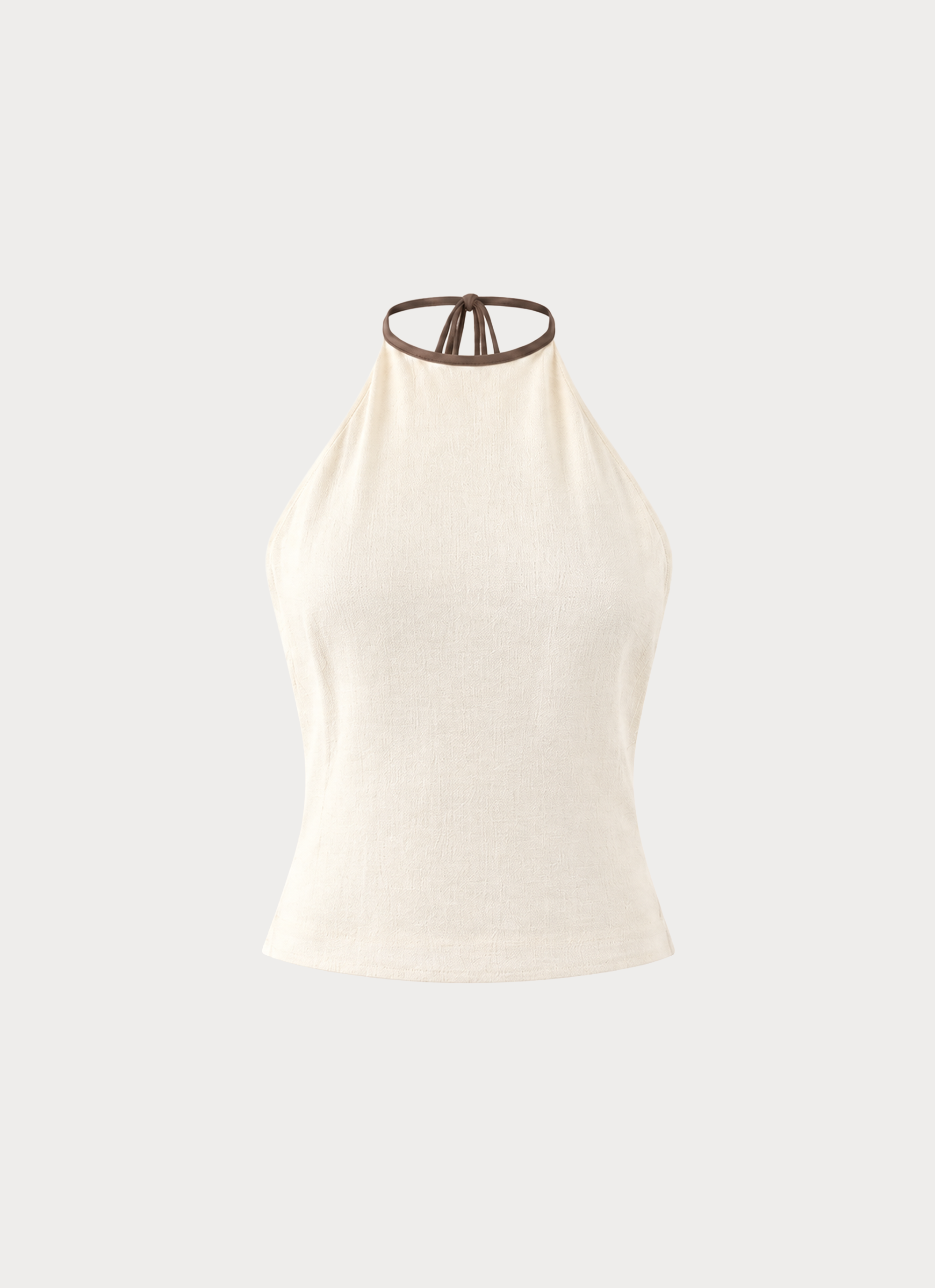 Zorina Halter Top - Ivory